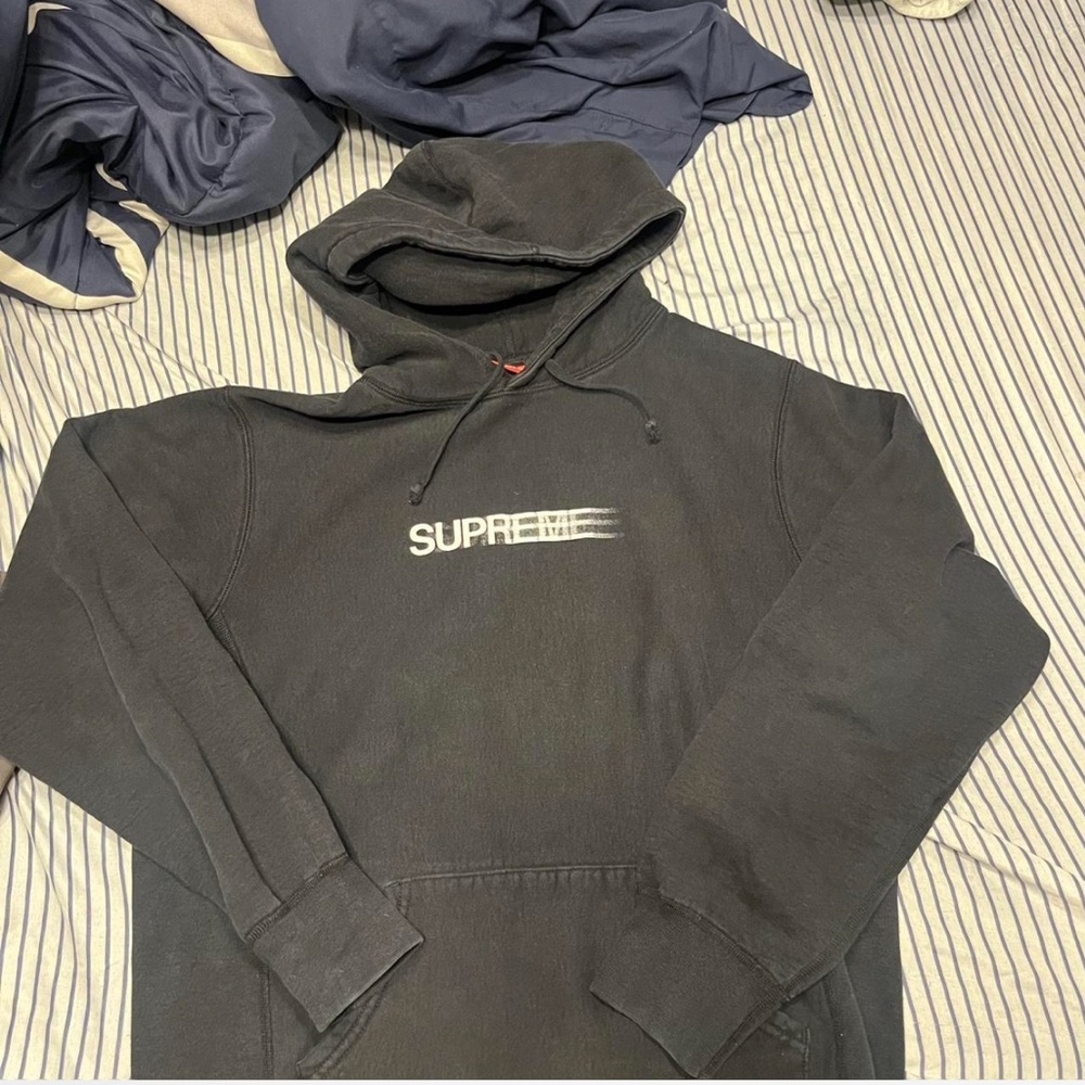SUPREME MOTION LOGO HOODIE SIZE L